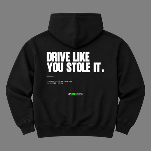 704 Logo Hoodie Black back