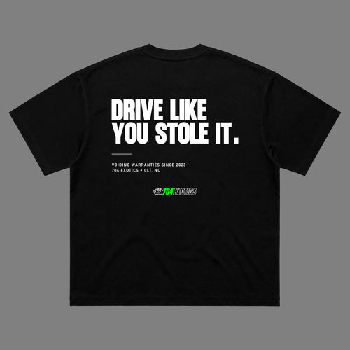 704 Logo Tee Black back