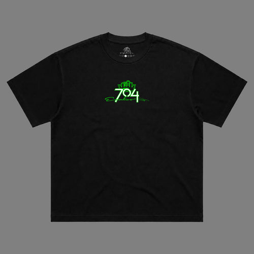 704 Logo Tee Black front