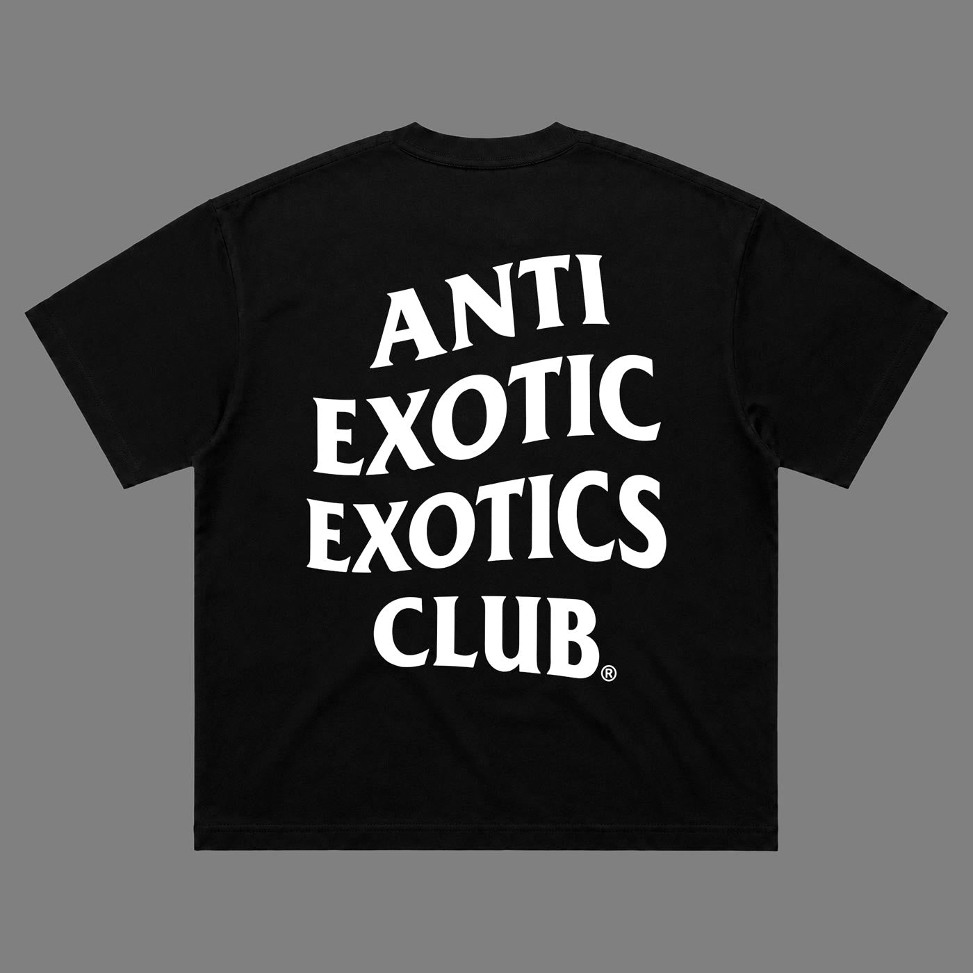 Anti Exotics Club Tee Black back