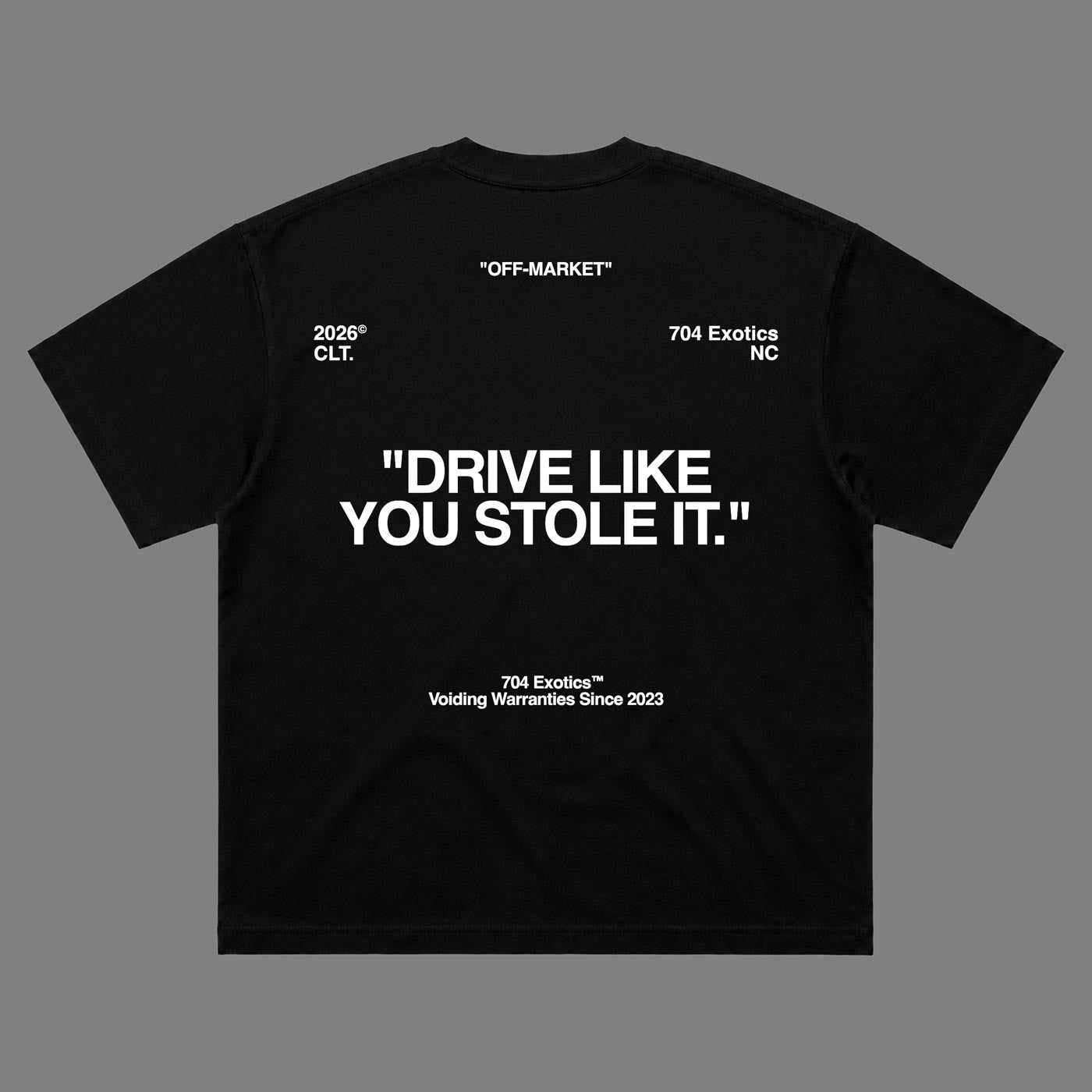 Off-Market Tee Black back