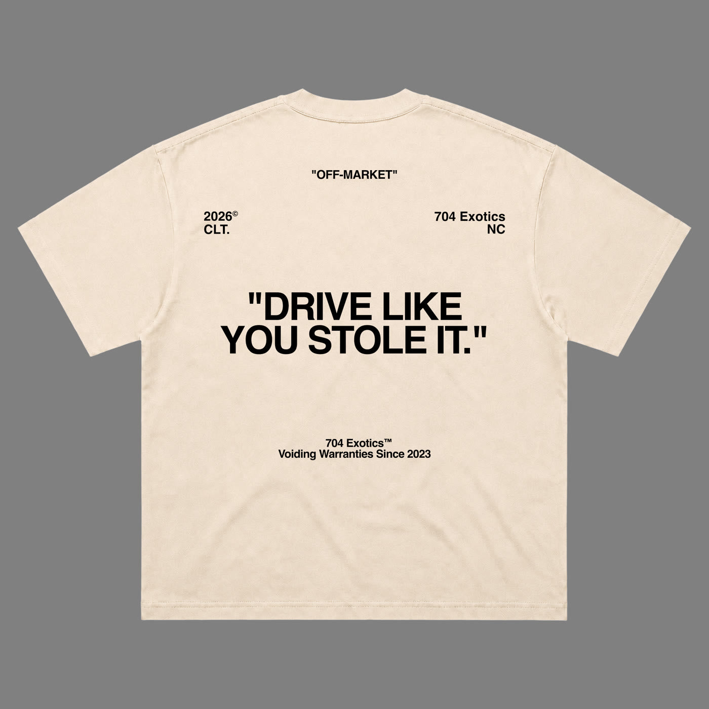 Off-Market Tee Ecru back