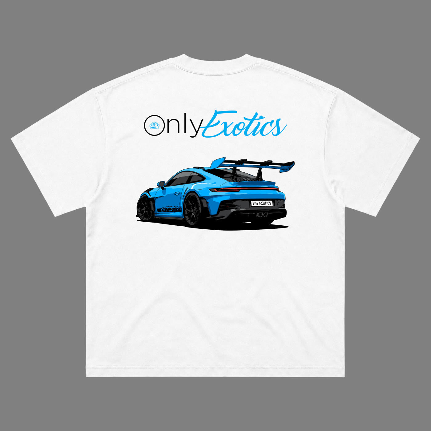 Only Exotics Tee White back