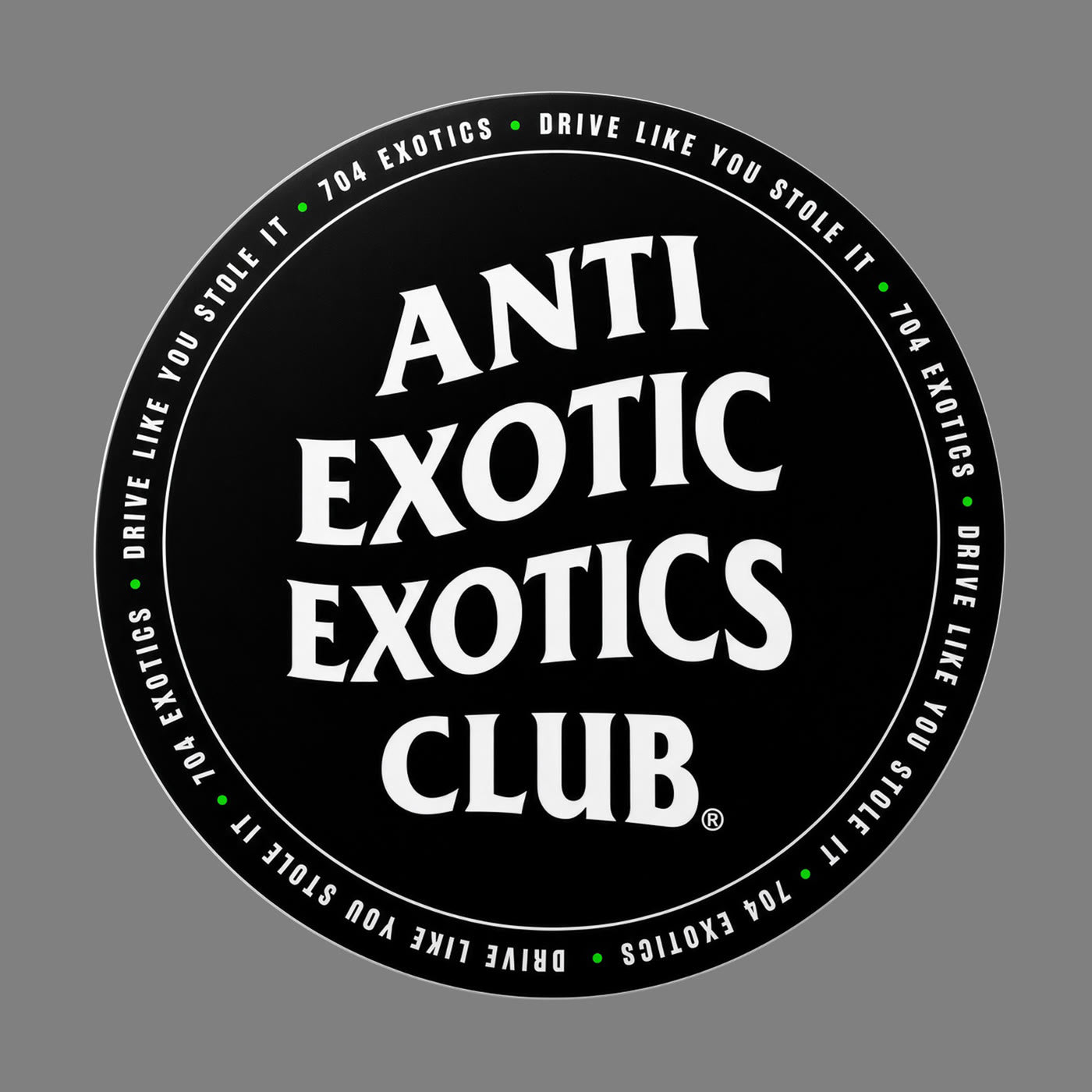 704 Exotics Circle Cut Sticker