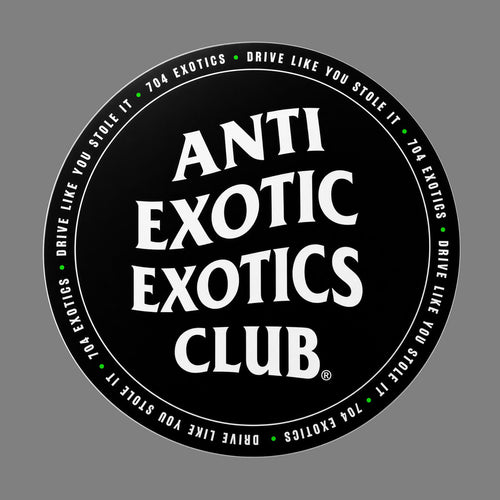 704 Exotics Circle Cut Sticker
