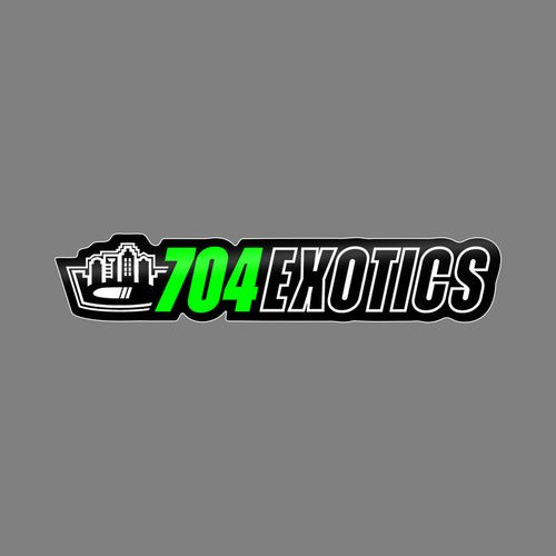 704 Exotics Die Cut Sticker